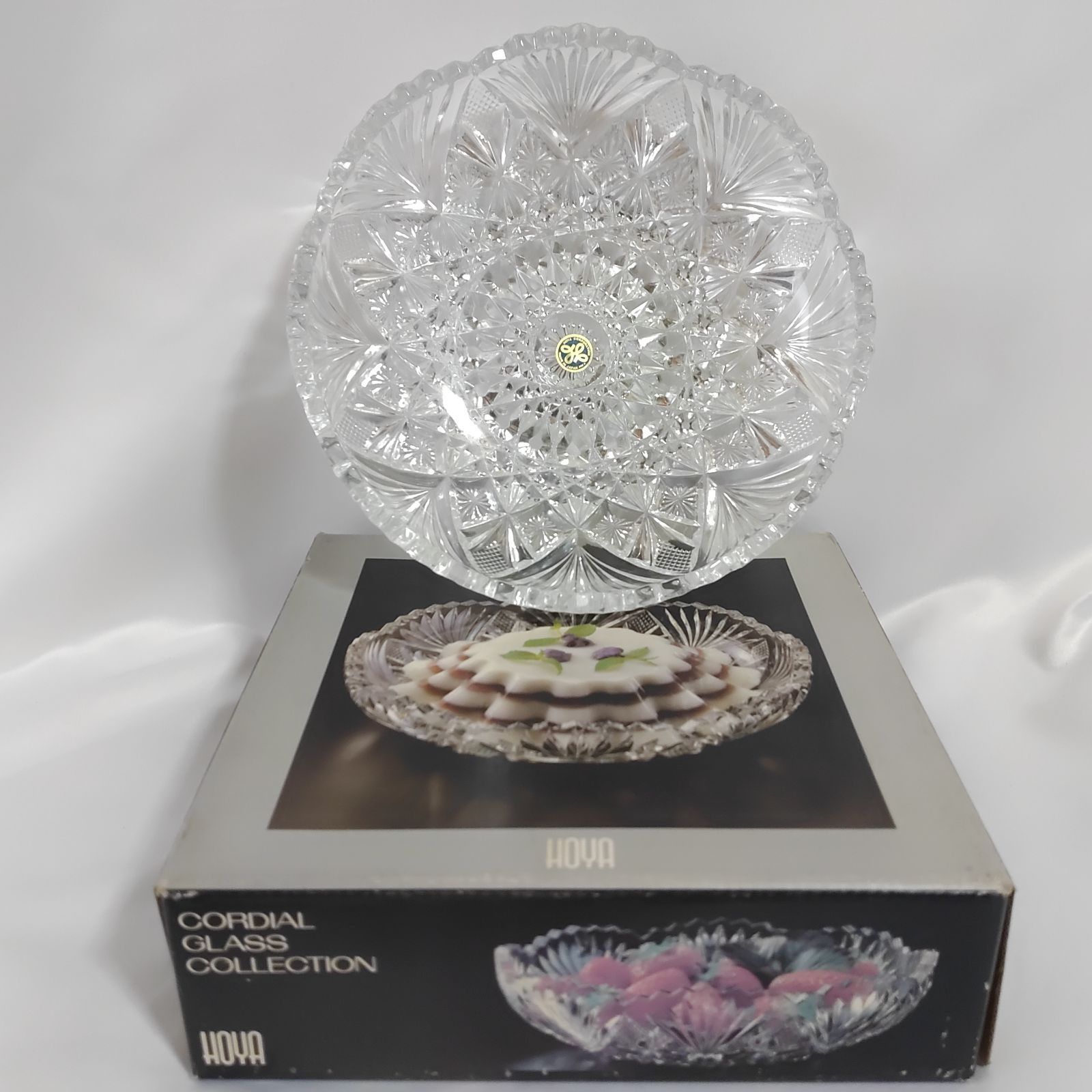 未使用保管品】 HOYA クリスタル ボウル 外箱付 コーディアル 盛り鉢