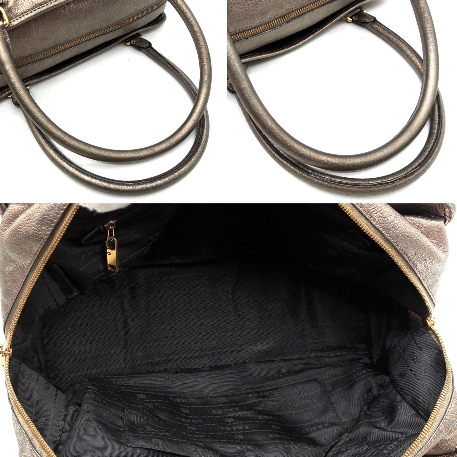 美品 ロエベ LOEWE アマソナ36 ハンドバッグ ボストンバッグ 