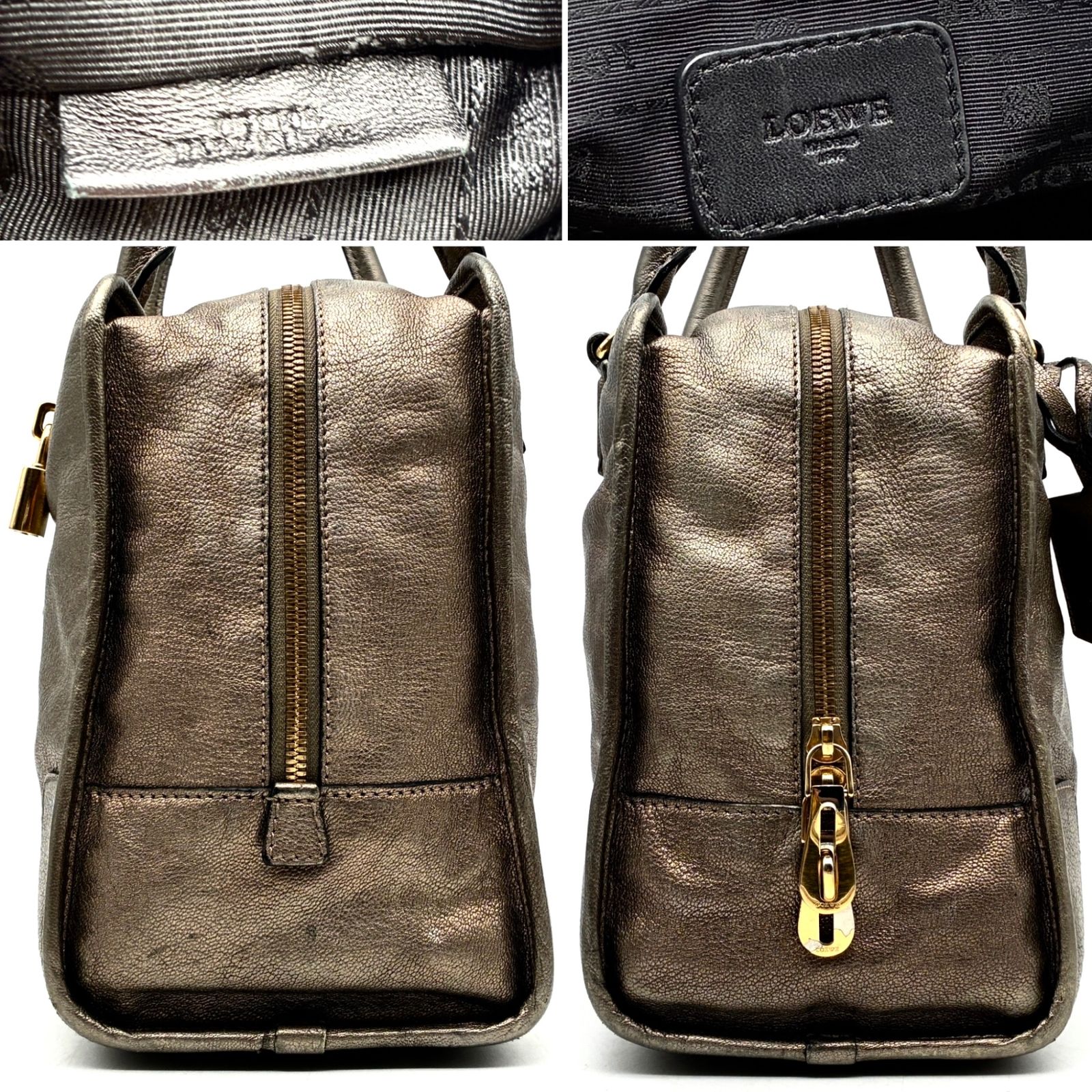 美品 ロエベ LOEWE アマソナ36 ハンドバッグ ボストンバッグ