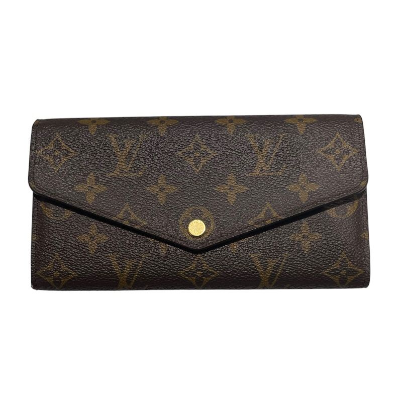ルイ・ヴィトン LOUIS VUITTON ポルトフォイユ・サラ M60531 ブラウン モノグラムキャンバス レディース 長財布