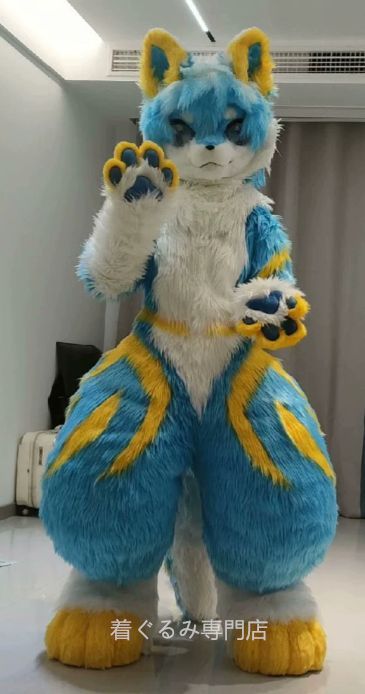 狼　犬　猫　着ぐるみ ヘッド全頭　ヘッド ケモノ ファースーツ ぬいぐるみ コスプレ コスチューム Kurumi 一点物 C985