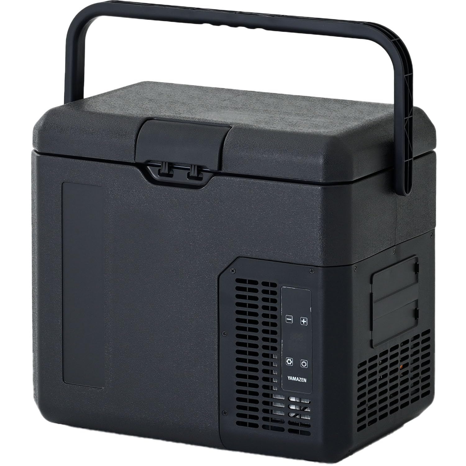 [山善] ポータブル冷蔵庫 冷凍庫 18L コンプレッサー式 (AC/DC 2WAY電源) 車載冷蔵庫 小型 クーラーボックス -18?20℃ 省エネ ブラック YFR-AC18H(B)ry