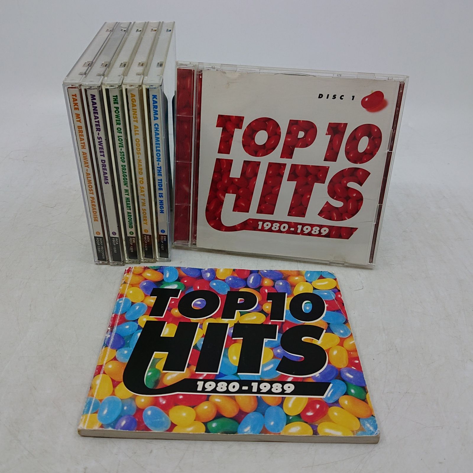 トップ10ヒッツ 1980-1989 CD6枚組＋解説書 箱欠品 CD-BOX 2606czth39
