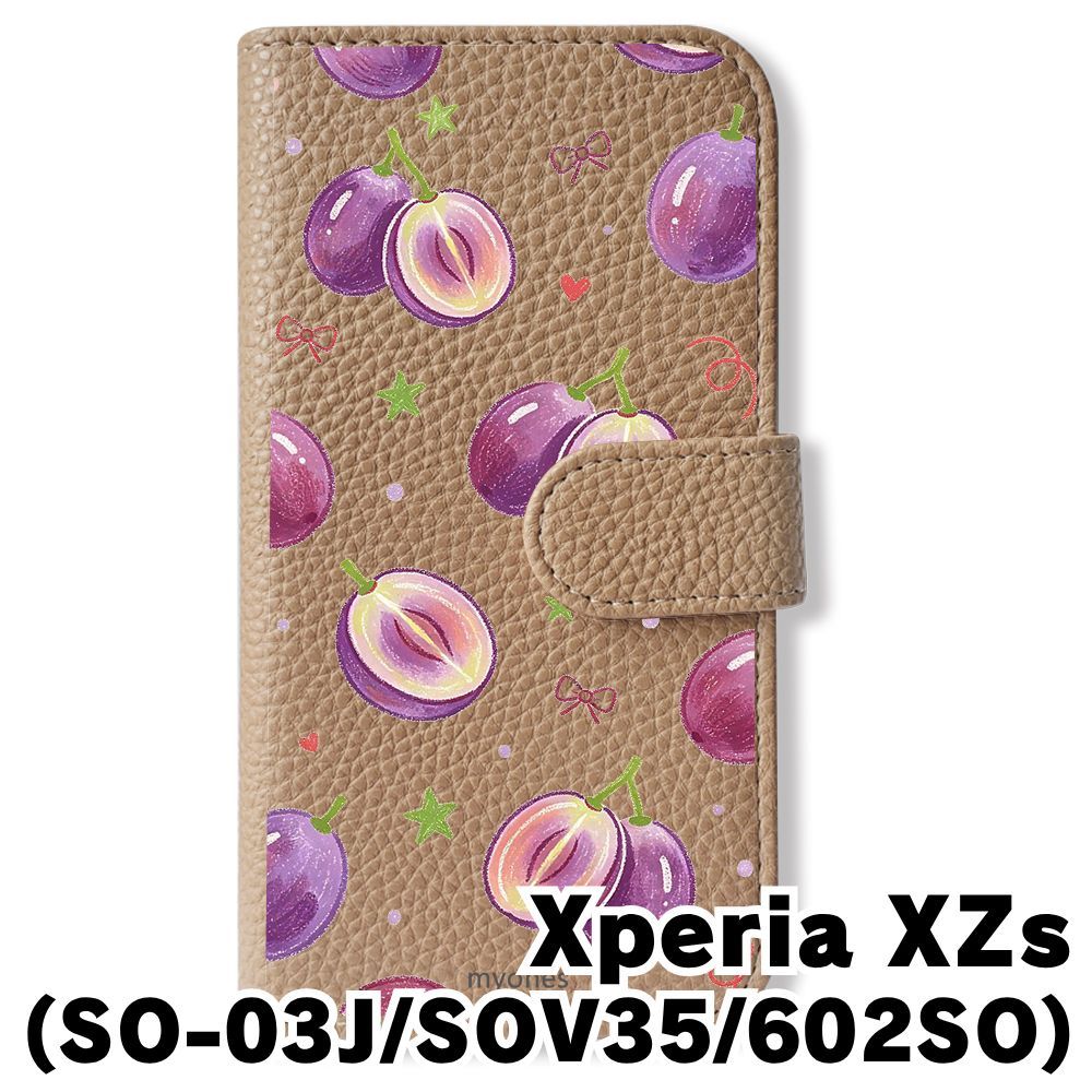 新品未使用】 SO-03J/SOV35/602SO Xperia XZs 手帳型スマホ ケース (色