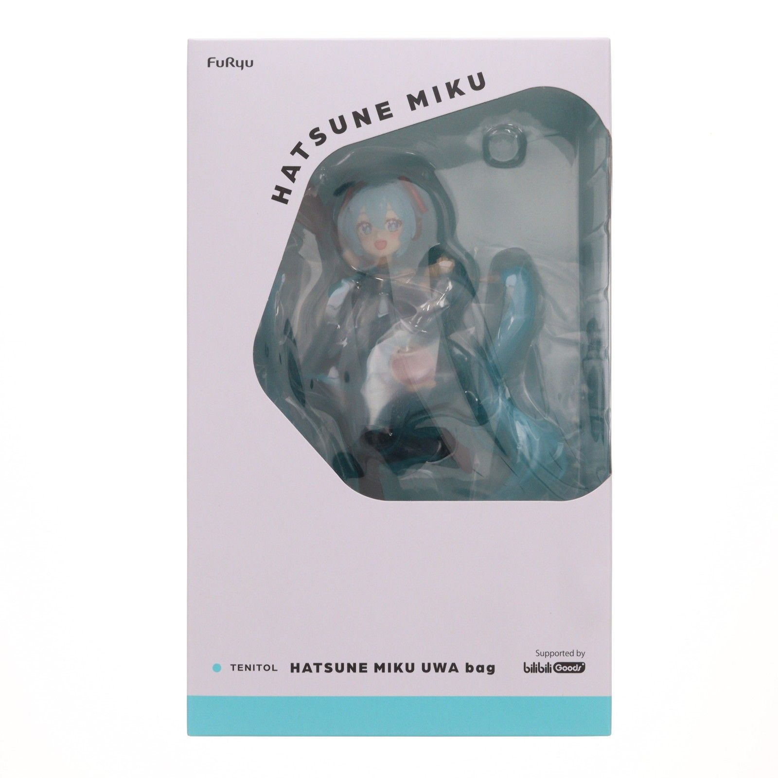 FURYU HOBBY MALL限定 TENITOL 初音ミク UWA ふわふわ可愛い笑顔バッグ
