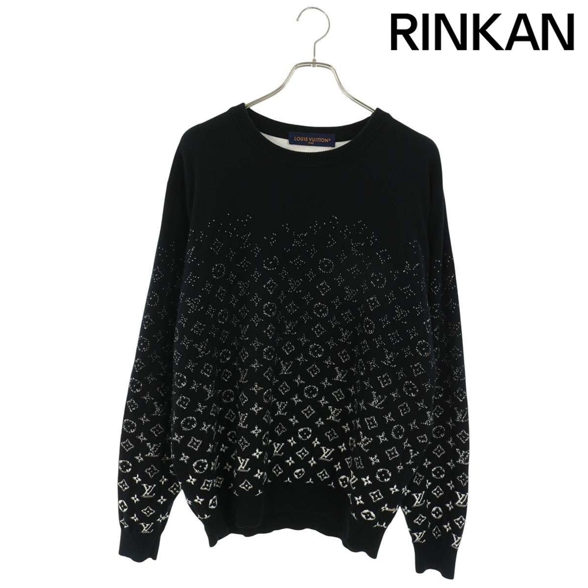 ルイヴィトン EM231Q USO HKN44W モノグラムグラデーションニット メンズ XL