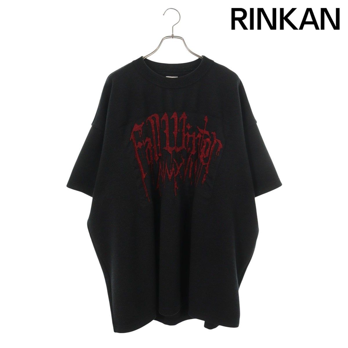 ヴェトモン WAH18KN1 オーバーサイズメタルツアーニットTシャツ メンズ