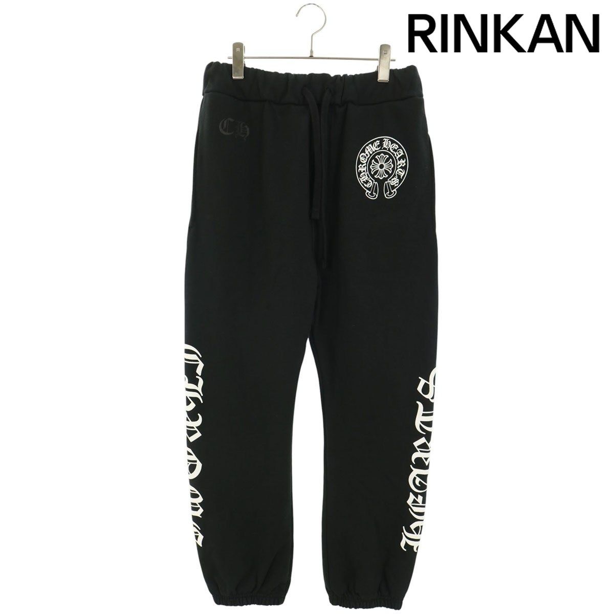 クロムハーツ SWEAT PANTS サイド英字ロゴプリントロングパンツ メンズ