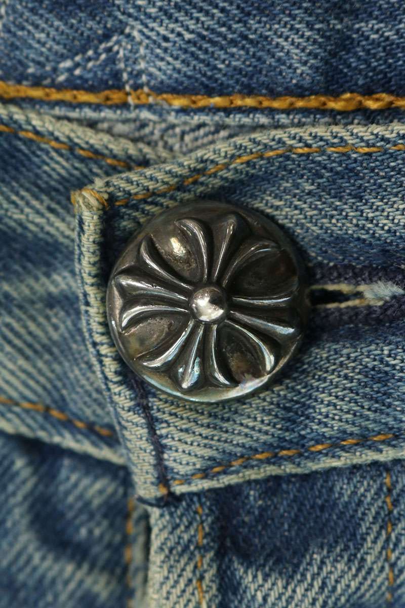 クロムハーツ ×ギャラリーデプト GALLERY DEPT U VNTG JEAN BL RED TAB