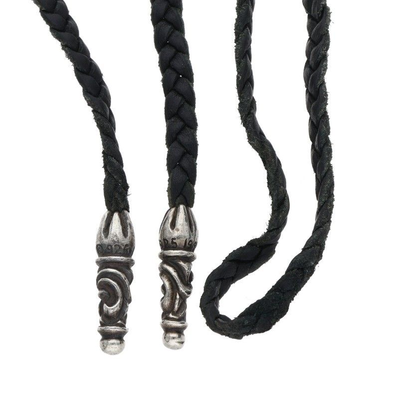クロムハーツ LEATHER BRAID/スクロールレザーブレード レザー