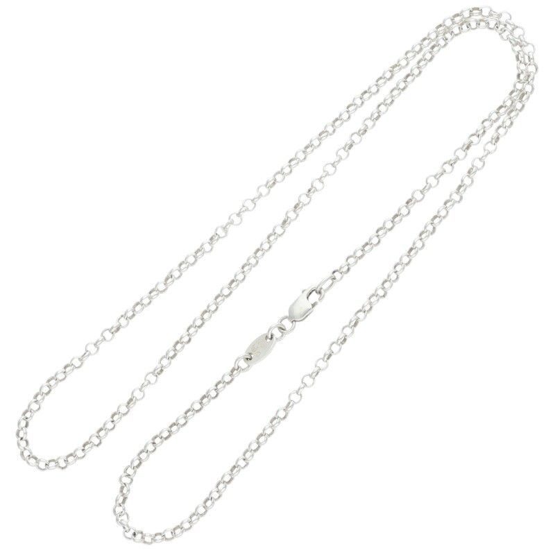 クロムハーツ NECKCHAIN R18/ロールチェーン18inch シルバーネックレス