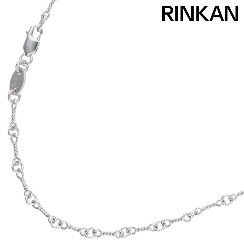 クロムハーツ 18KWG NECKCHAIN T24/ツイストチェーン24inch ホワイトゴールドネックレス メンズ 24inch