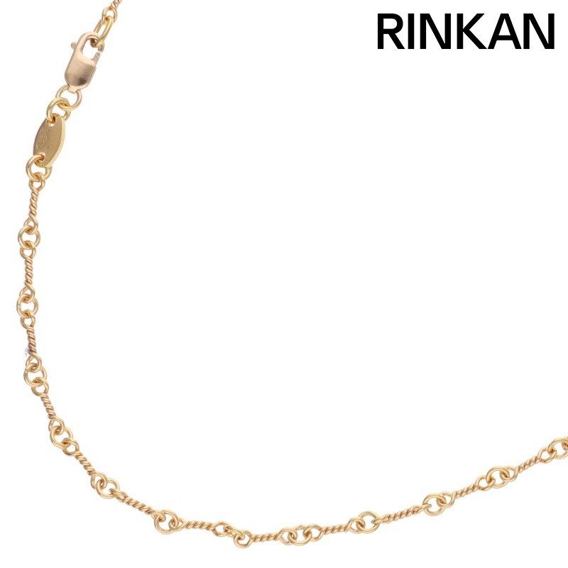 22kツイストチェーン約52.5センチノーブランド クロムハーツ 22K NECKCHAIN T24/ツイストチェーン24inch ゴールド