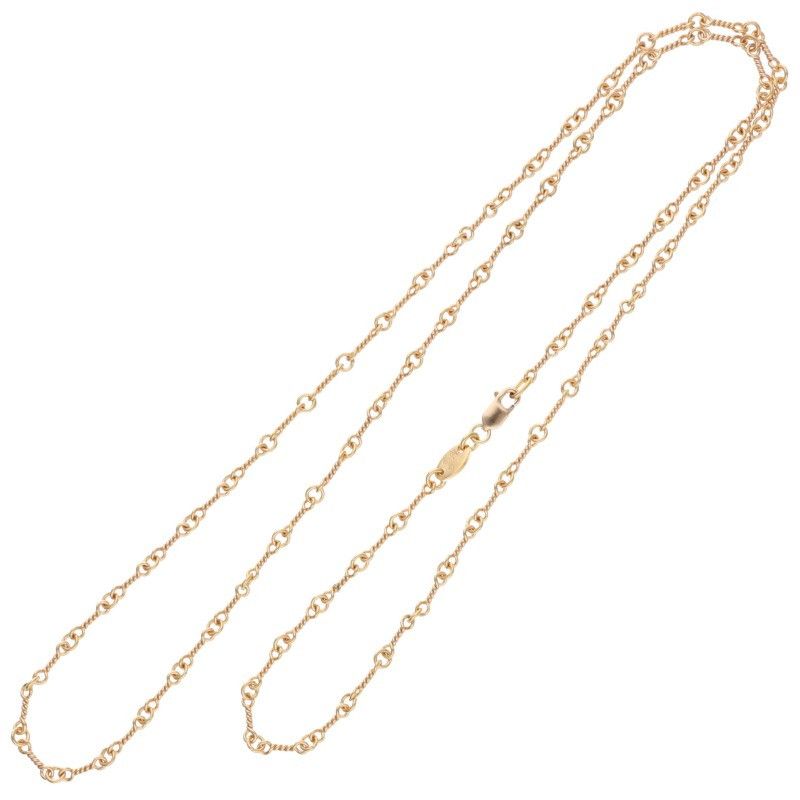 クロムハーツ 22K NECKCHAIN T24/ツイストチェーン24inch ゴールド