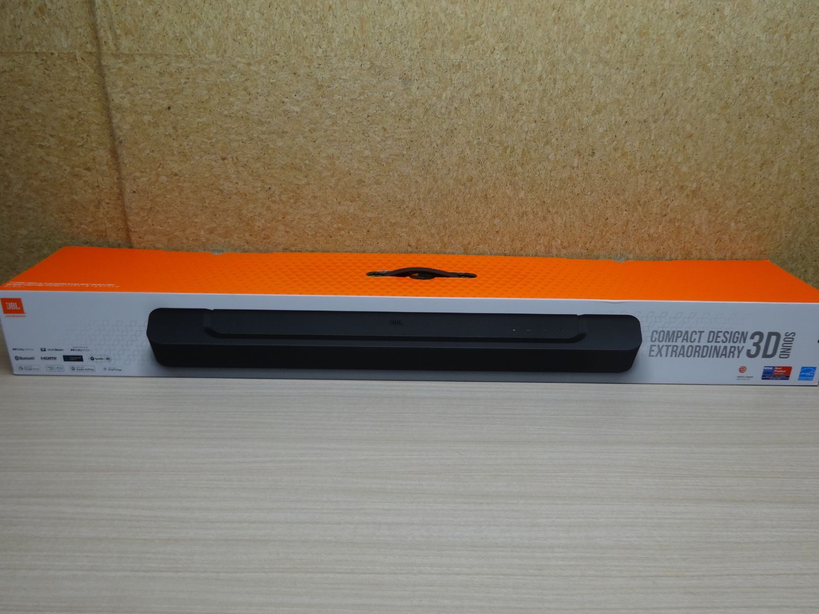 未使用展示品 JBL ジェー・ビー・エル スピーカー サウンドバー 3Dサラウンド BAR300 ブラック