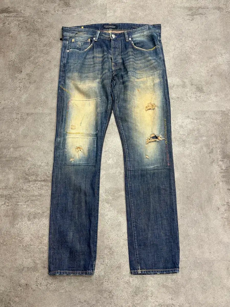 Scotch & Soda Amsterdam Blauw Ralston リーペ