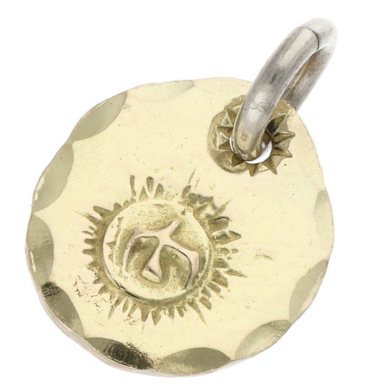 ラスト 全金 太陽 イン メタル L ネックレス ハンドメイド ノーブランド ゴローズ 全金太陽メタル 大 ネックレストップ メンズ 大 - メルカリ