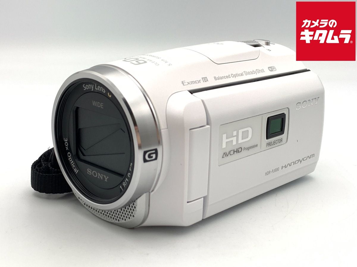 【中古】 【良品】 ソニー デジタルHDビデオカメラレコーダー HDR-PJ680 W ホワイト 24,465円