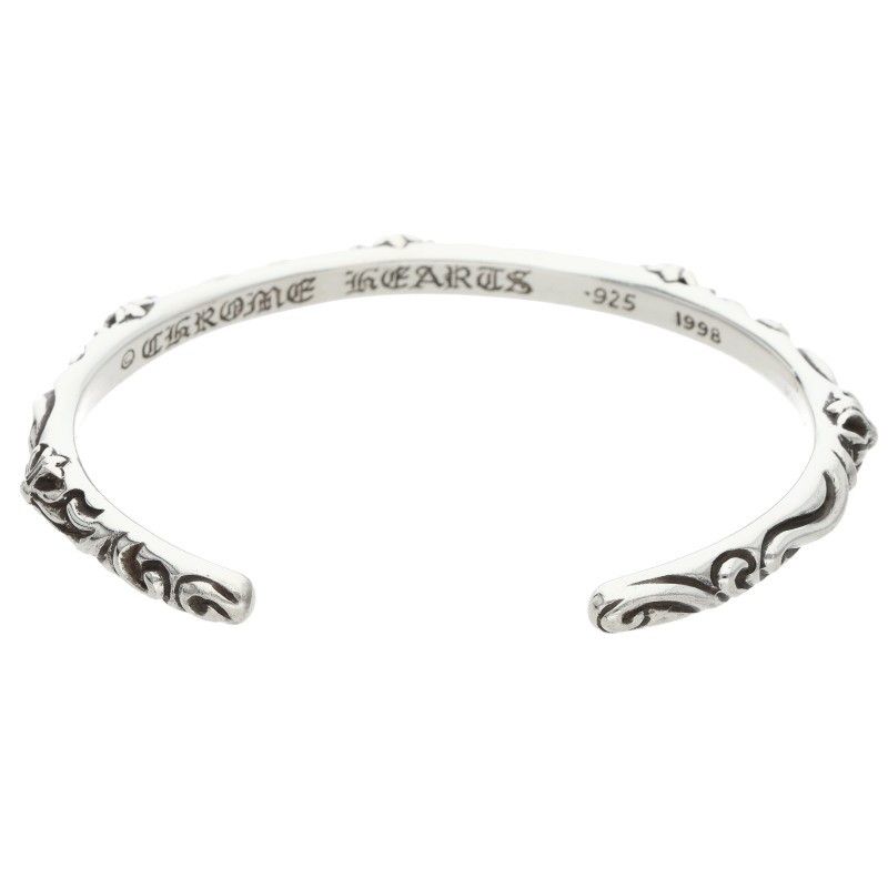クロムハーツ  BANGLE SBT/SBTバンド シルバーブレスレット メンズ M クロムハーツ BANGLE SBT/SBTバンド シルバーブレスレット メンズ M