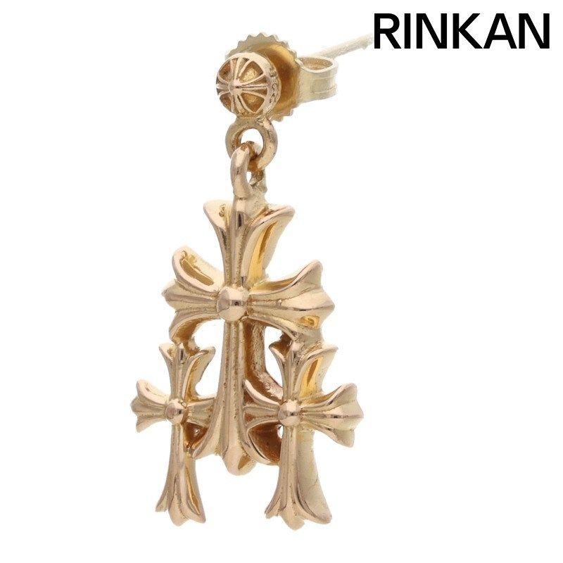 クロムハーツ 22K 3 CH CROSS DROP/トリプルCHクロス ゴールドピアス メンズ 352,296円