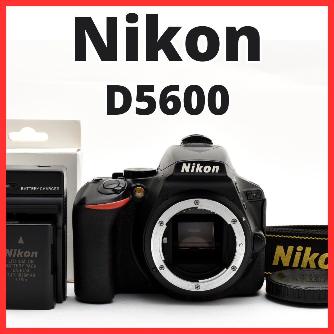 F23[8088]16 ニコン Nikon D5600 ボディ 【ショット数