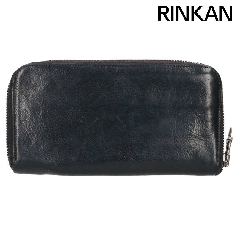 クロムハーツ REC F ZIP PLANE ラウンドジップレザーウォレット財布