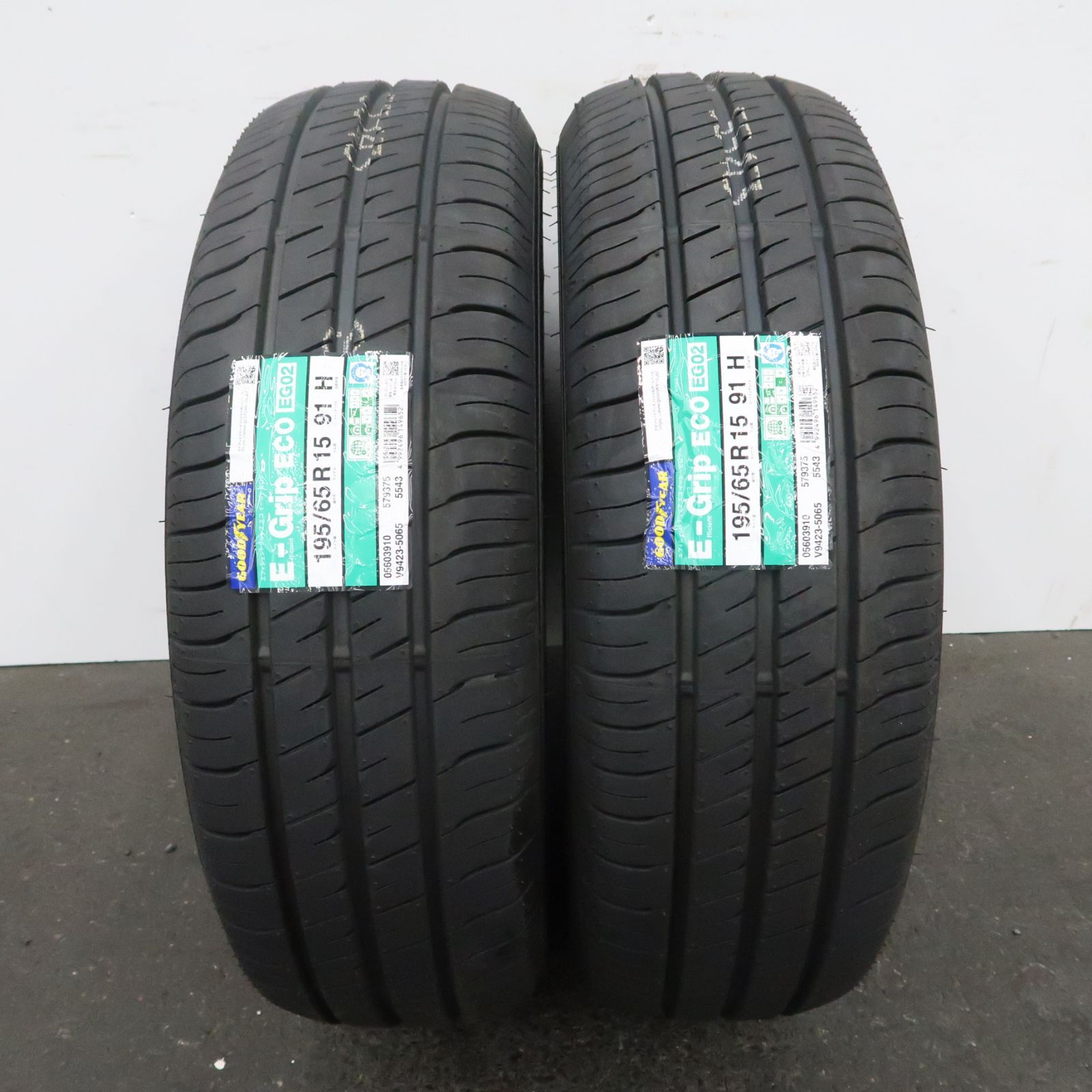 【タイヤのみ】195/65R15 2本 ラジアル 未使用 GOODYEAR Efficient-Grip ECO EG02 2026年製 プリウス カローラ ノア ヴォクシー セレナ ①
