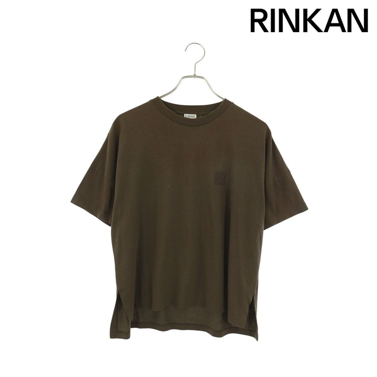 ロエベ S359Y22X58 アナグラム刺繍クロップドTシャツ レディース XS