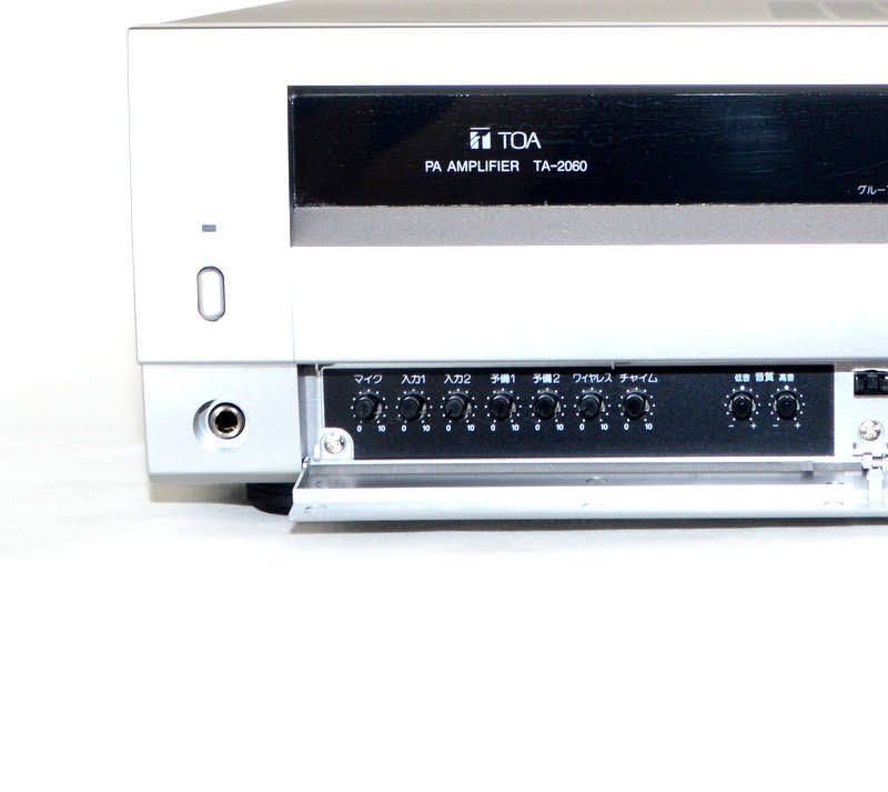 稀少動作品/極美品】TOA 卓上型アンプ 60W 5局 TA-2060 屋内用 PA