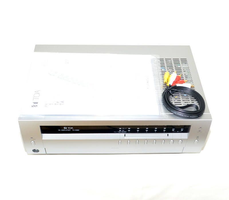 稀少動作品/極美品】TOA 卓上型アンプ 60W 5局 TA-2060 屋内用 PA