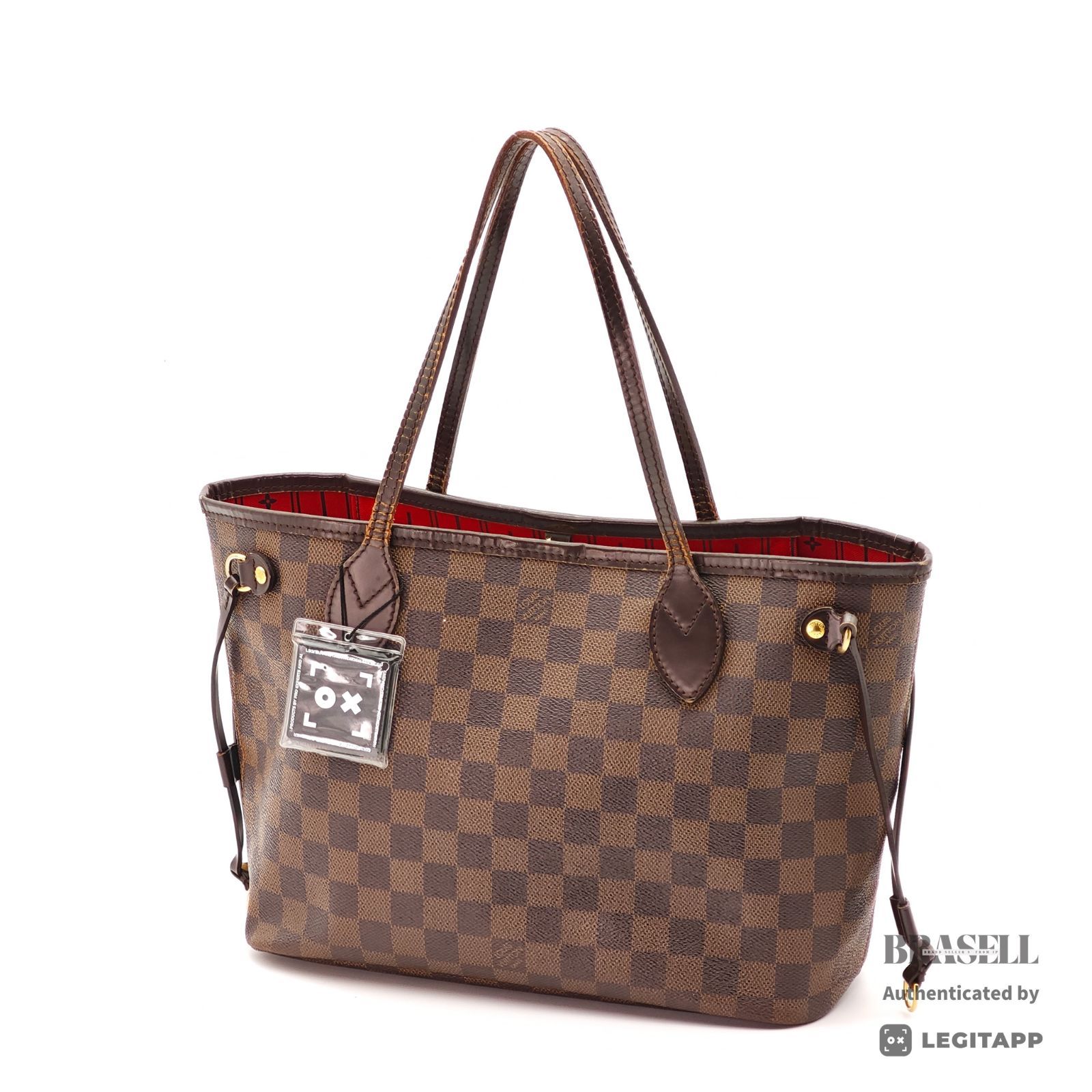 LOUIS VUITTON ネバーフルPM N41359 バッグ トートバッグ 大容量 通勤 バケットバッグ ブラウン レディース