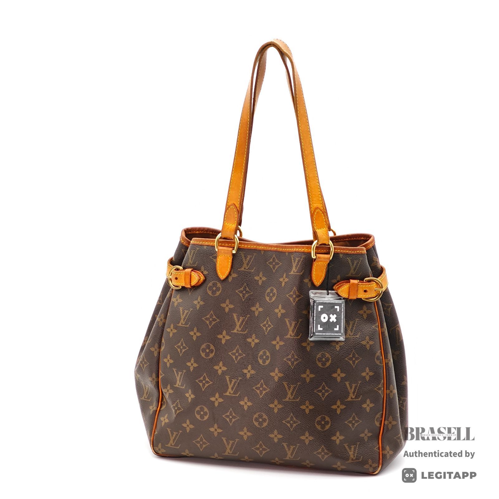 LOUIS VUITTON バティニョール M51153 バッグ トートバッグ 大容量 通勤 バケットバッグ ブラウン レディース