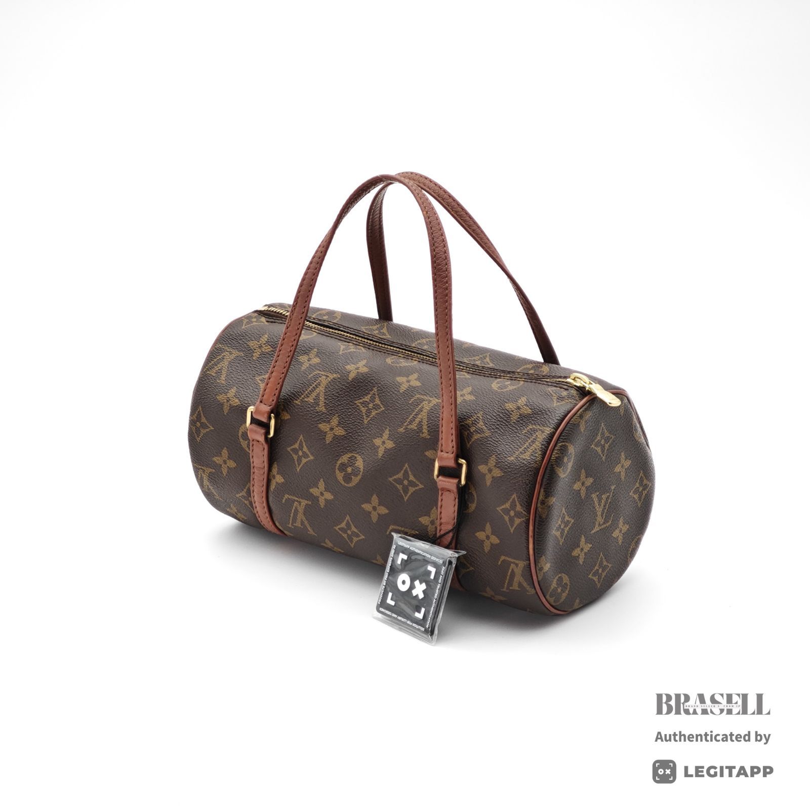 LOUIS VUITTON パピヨン２６ M51386 バッグ ハンドバッグ 筒 ミニバッグ ブラウン レディース