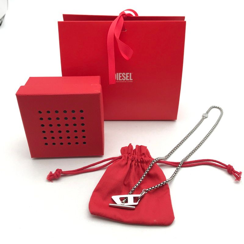 【中古品】 DIESEL ディーゼル ネックレス カラー:シルバー アクセサリー 【192-260626-ky-90-fuzh】