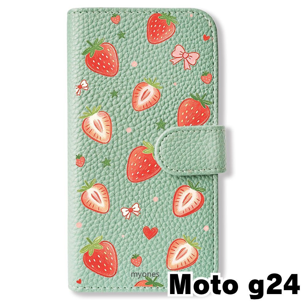 新品未使用】 moto g24/moto g04 手帳型スマホ ケース (色