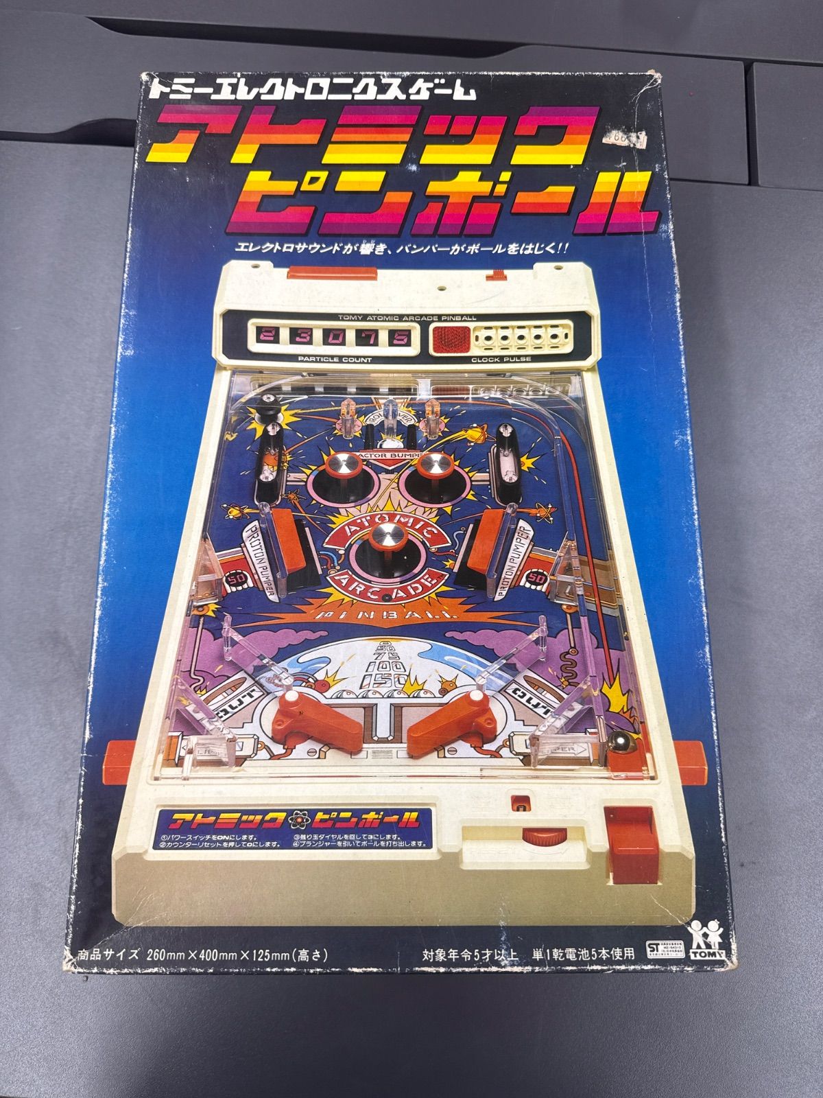 トミー】トミーエレクトロニクスゲーム アトミックピンボール