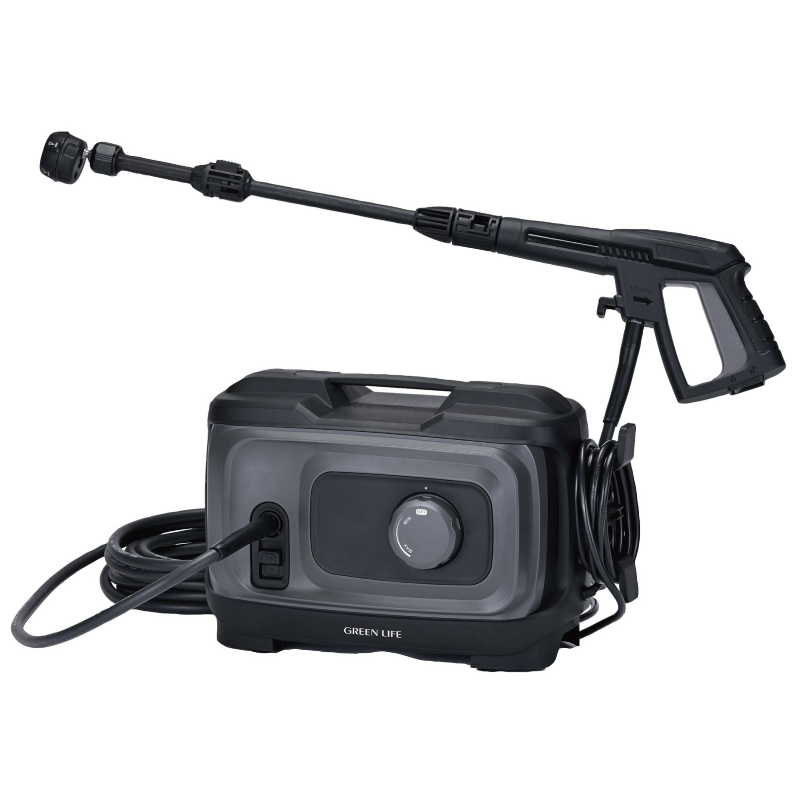 ☆新品☆グリーンライフ(GREEN LIFE) 洗車高圧洗浄機 G-WASH Plus(ジーウォッシュプラス) 「BEAUTIFUL CARS(ビューティフルカーズ)監修」10MPa 静音67dB 軽量 小型 コンパクト 多機能ノズル 角度調 631834ee