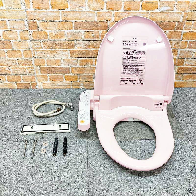 【中古品】 TOTO 電気温水便座 ウォシュレット シャワートイレ 「TCF326」 #SR2(パステルピンク) 1F84