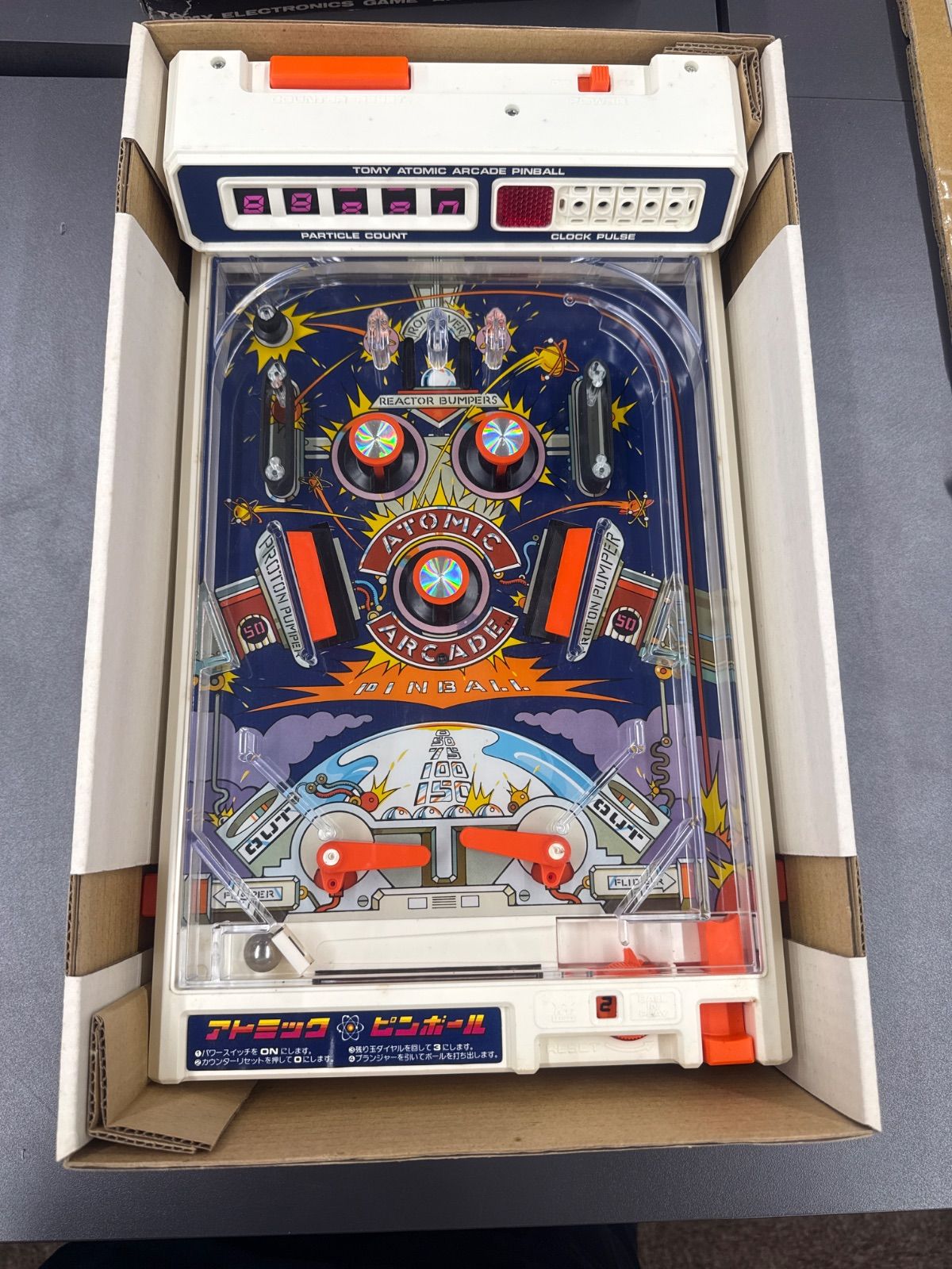 トミー エレクトロニクスゲーム アトミックピンボール　タカラトミー　完動品 トミー】トミーエレクトロニクスゲーム アトミックピンボール 【公式通販】