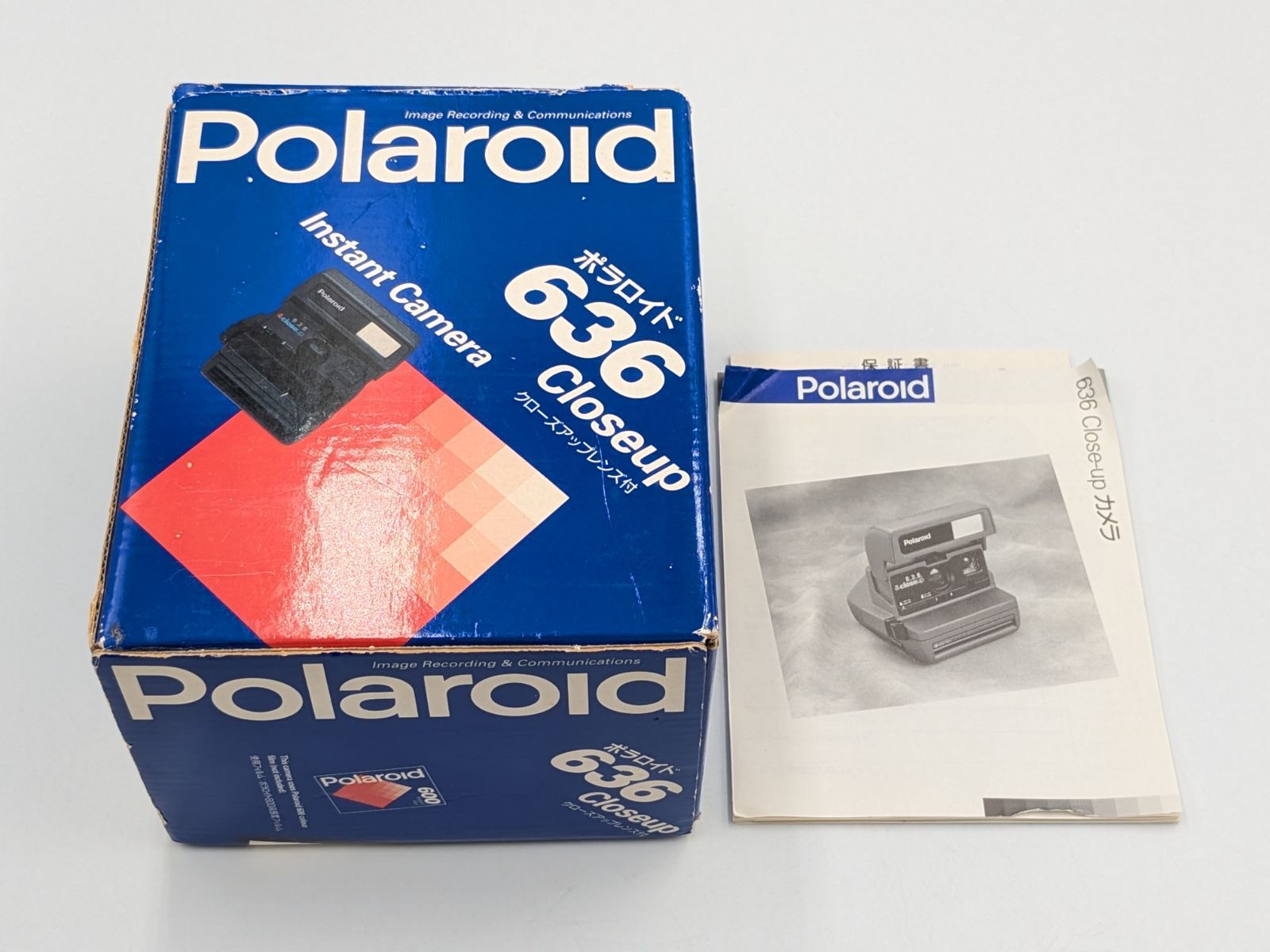 ポラロイド 636 クローズアップ Polaroid closeup 箱等付き ポラロイド 636 クローズアップ Polaroid closeup 箱等付き