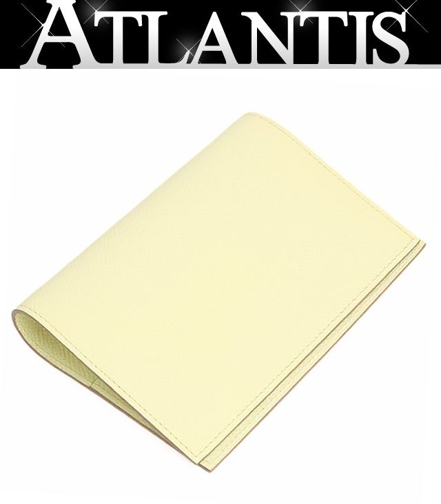 【広尾店】新品 エルメス HERMES アジェンダカバーGM エプソン ジョーヌミルトン K刻印(2025年製) 【19395】