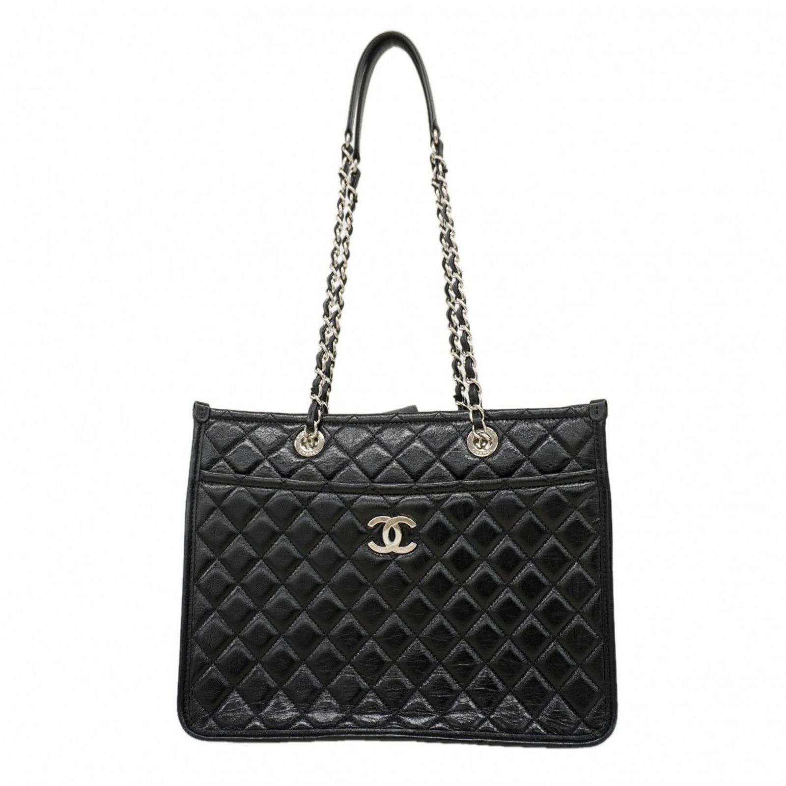 シャネル(Chanel) シャネル トートバッグ・チェーントート マトラッセ カーフ ブラック レディース P3057340