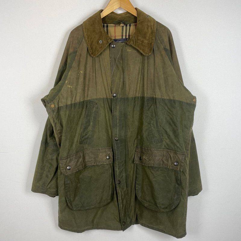 【現状渡し品】 BURBERRY バーバリー ～90’s OILED JACKET ～90年代 オイルド ジャケット アウター 【141-260626-sa-11-tei】 16,500円