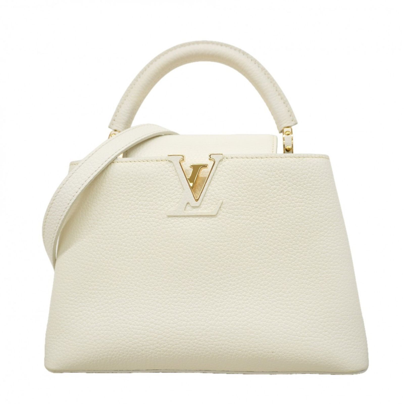 ルイ・ヴィトン(Louis Vuitton) ルイ・ヴィトン ハンドバッグ トリヨン カプシーヌBB M54294 グレー ブロン 2wayバッグレディース