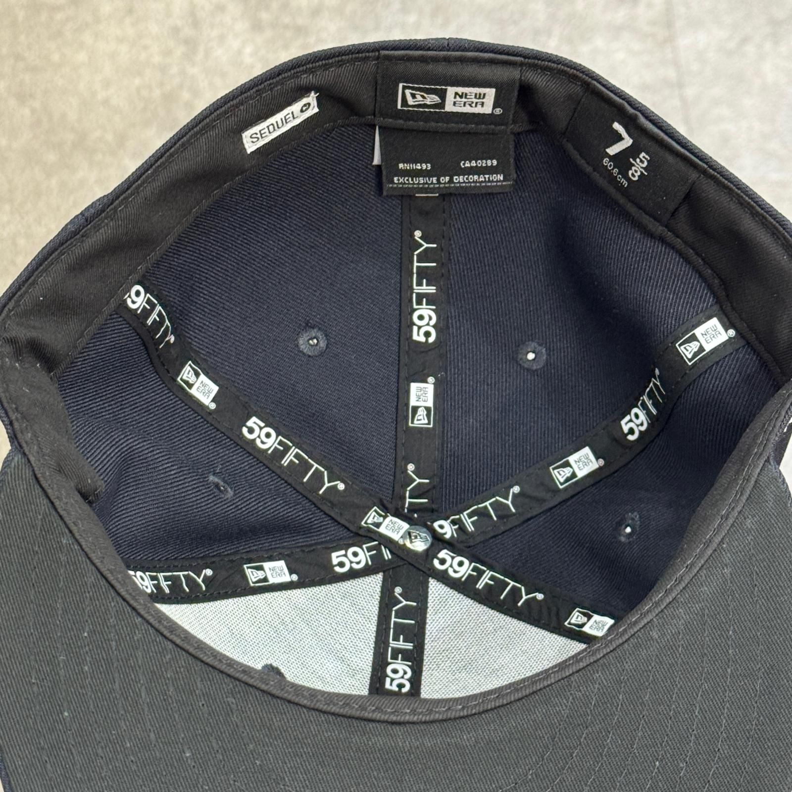 SEQUEL 24AW NEW ERA / 59FIFTY コラボ 刺繡 キャップ キャップ