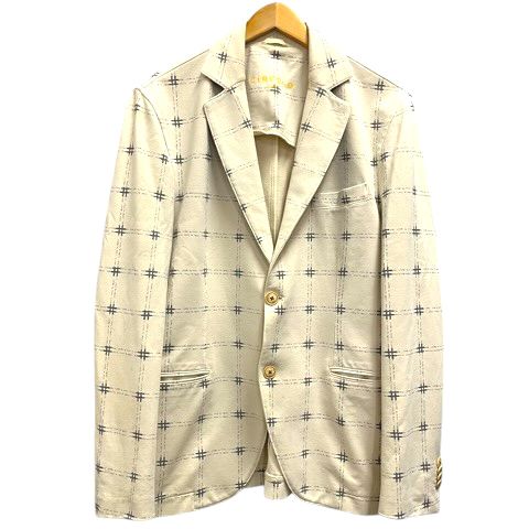 チルコロ1901 CIRCOLO1901 テーラードジャケット ブレザー シングル 長袖 総柄 50 ベージュ 12,012円