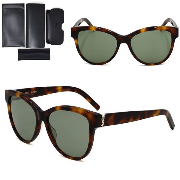 サンローラン サングラス SAINT LAURENT SL M107-003 サングラス ハバナ グリーン グローバルフィット メンズ レディース ユニセックス SLM107-003