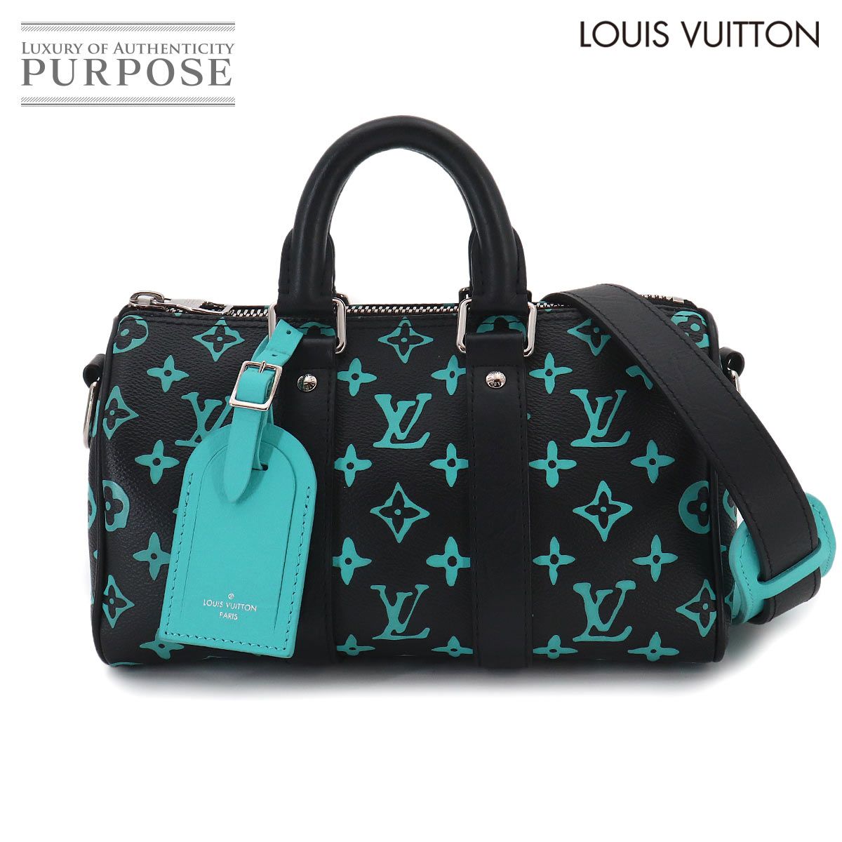 新品同様 ルイ ヴィトン LOUIS VUITTON モノグラム プレイグラウンド キーポル バンドリエール 25 ハンド ショルダー バッグ 90327233