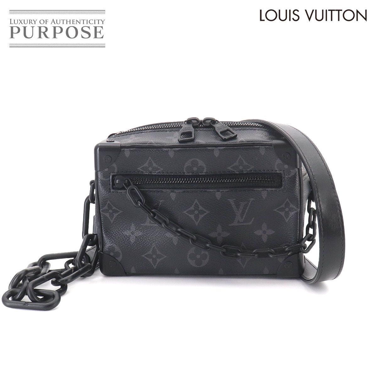 美品 ルイ ヴィトン LOUIS VUITTON モノグラム エクリプス ミニ ソフトトランク ショルダー バッグ M44735 RFID 90327325