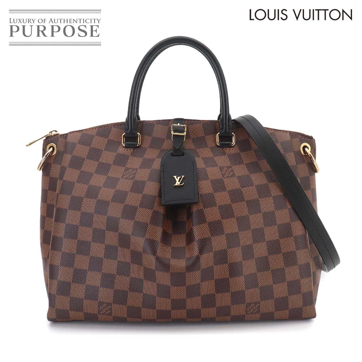 新品同様 ルイ ヴィトン LOUIS VUITTON ダミエ オデオン MM 2way トート ショルダー バッグ エベヌ ブラック N45283 RFID 90329214 120,000円